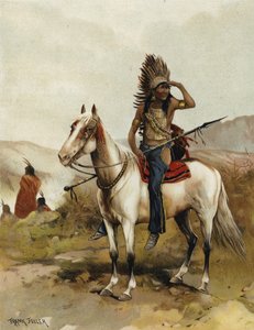 Ein Sioux-Indianerhäuptling